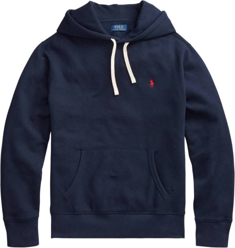Polo Ralph Lauren Sweatshirt met verstelbare capuchon en logo borduursel Blue Heren