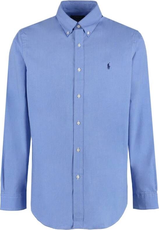 Polo Ralph Lauren Casual Shirts Blauw Heren