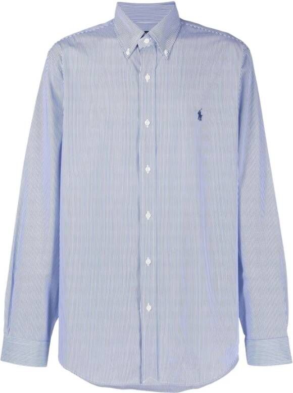 Polo Ralph Lauren Casual Shirts Blauw Heren