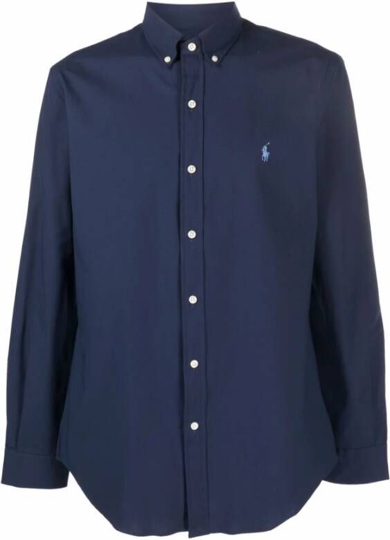 Polo Ralph Lauren Casual Shirts Blauw Heren