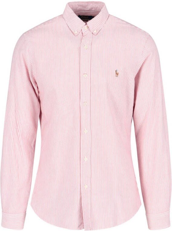 Polo Ralph Lauren Ralph Lauren Slim Fit strepen roze wit