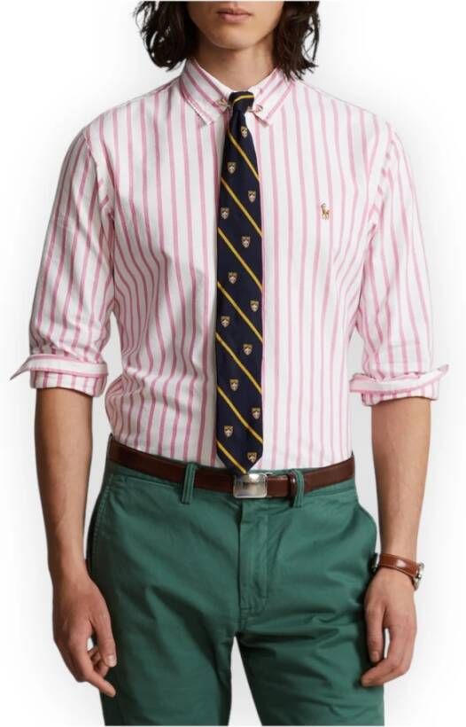 Polo Ralph Lauren Casual Shirts Roze Heren