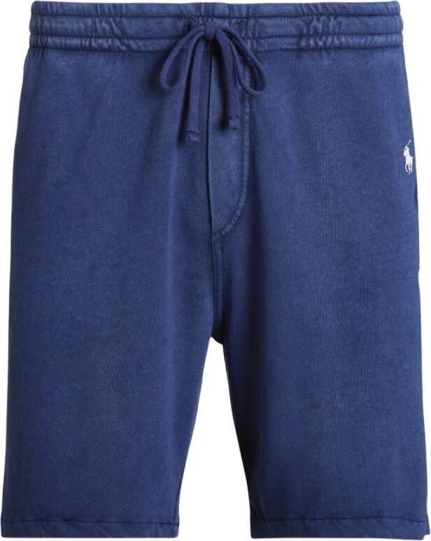 Ralph Lauren Blauwe Shorts met Pony Borduurwerk Blue Heren