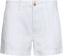 Ralph Lauren Witte Dames Shorts Straight Fit White Dames - Thumbnail 2