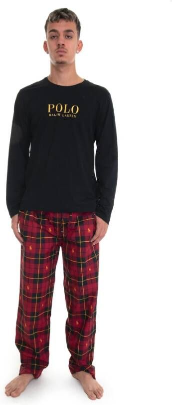 Polo Ralph Lauren Comfortabele geruite pyjama`s voor heren Red Heren