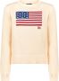 Polo Ralph Lauren Gebreide pullover van een mix van katoen en kasjmier met motiefstitching - Thumbnail 5