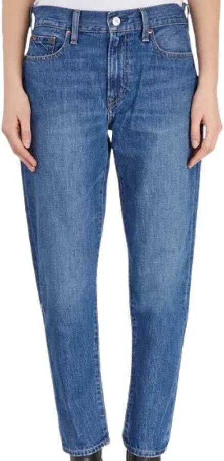 Polo Ralph Lauren Losvallende Straight Jeans voor Dames Blue Dames