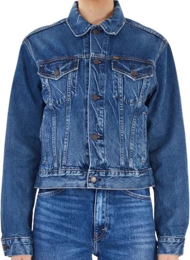 Polo Ralph Lauren Denim Jackets Blauw Dames