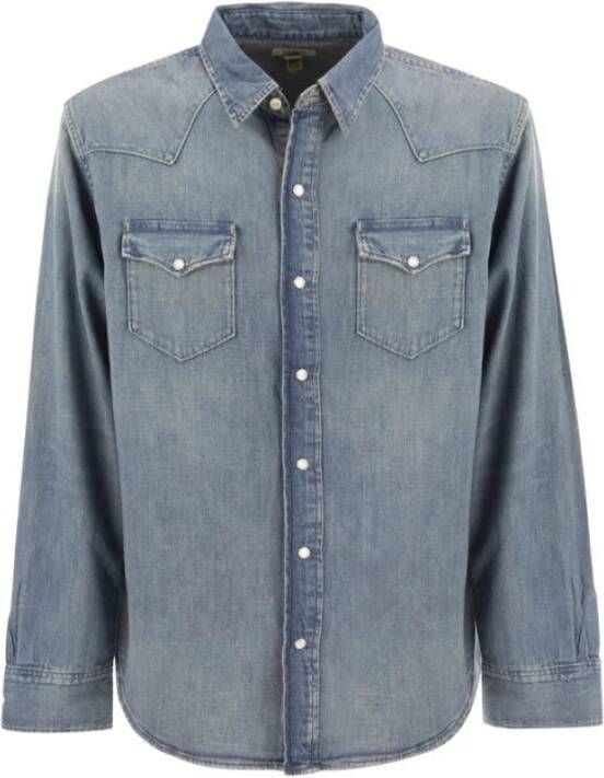 Polo Ralph Lauren Denim Shirts Blauw Heren