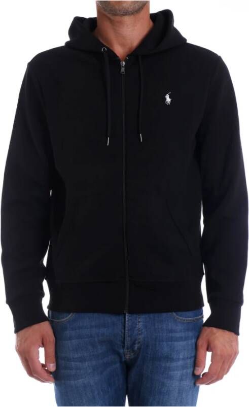 Polo Ralph Lauren Double-brey full-zip hoodie Zwart Heren