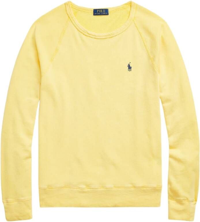 Ralph Lauren Klassieke Raglan Crewneck Sweatshirt Yellow Heren
