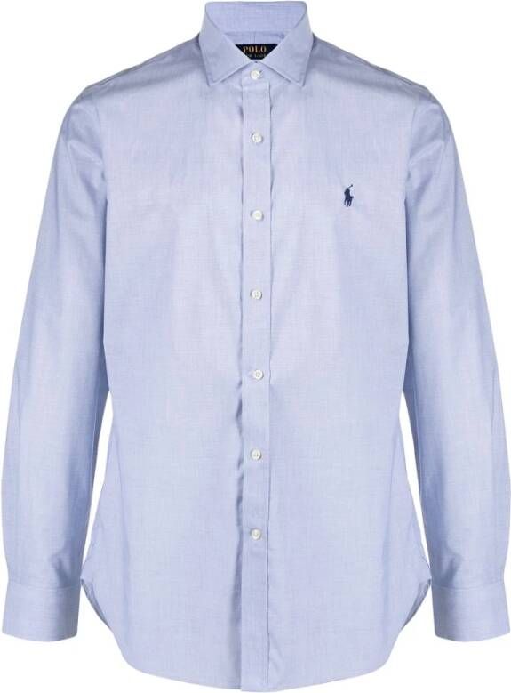 Polo Ralph Lauren Upgrade je formele garderobe met dit 001 overhemd Blue Heren