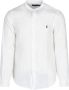 Polo Ralph Lauren Slim fit vrijetijdsoverhemd van linnen met maokraag - Thumbnail 1