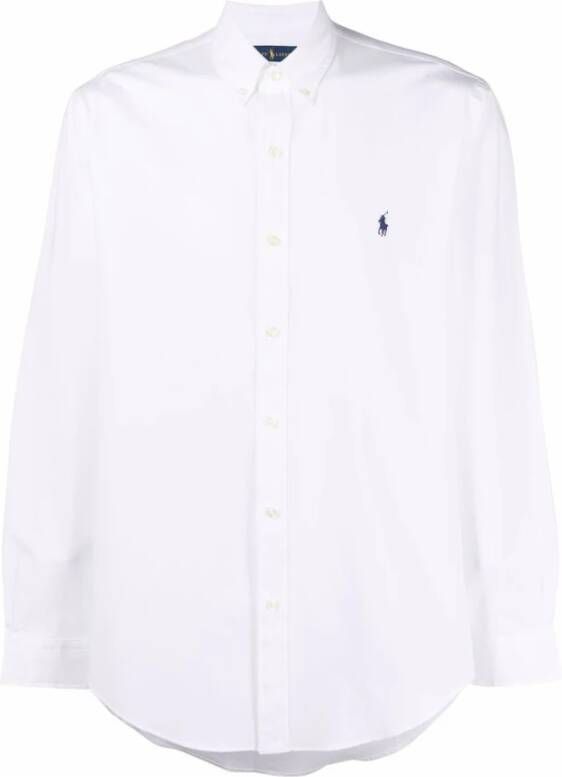 Polo Ralph Lauren Witte Stretch-Katoenen Overhemd met Polo Pony Motief White Heren - Foto 6