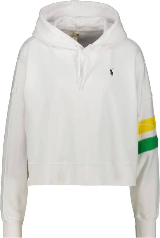 Polo Ralph Lauren French Terry Hoodie Wit Dames