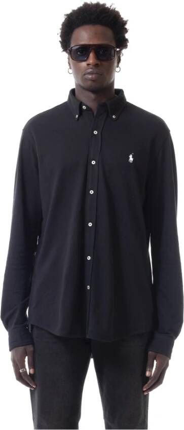 Polo Ralph Lauren Gebreide shirt Zwart Heren