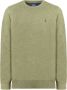 POLO Ralph Lauren fijngebreide wollen pullover met logo woodland heather - Thumbnail 2