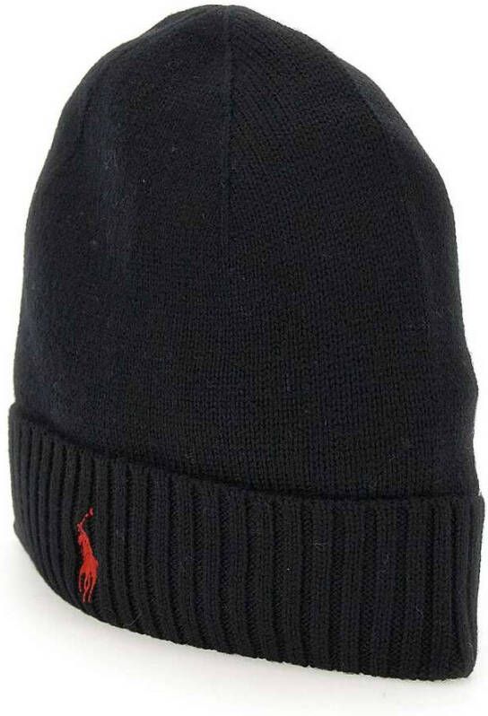 Polo Ralph Lauren Fold-Over Cold Weather Hat Unisex Mutsen zwart Maat ONE SIZE Accessoires - Foto 4