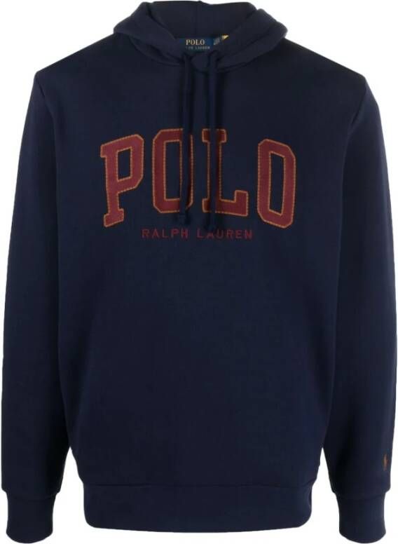 Polo Ralph Lauren Blauwe Trui met Trekkoord Capuchon Blue Heren