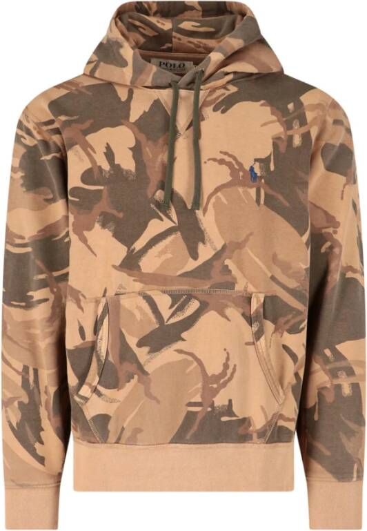 Ralph Lauren Comfortabele en stijlvolle heren hoodie trui Brown Heren