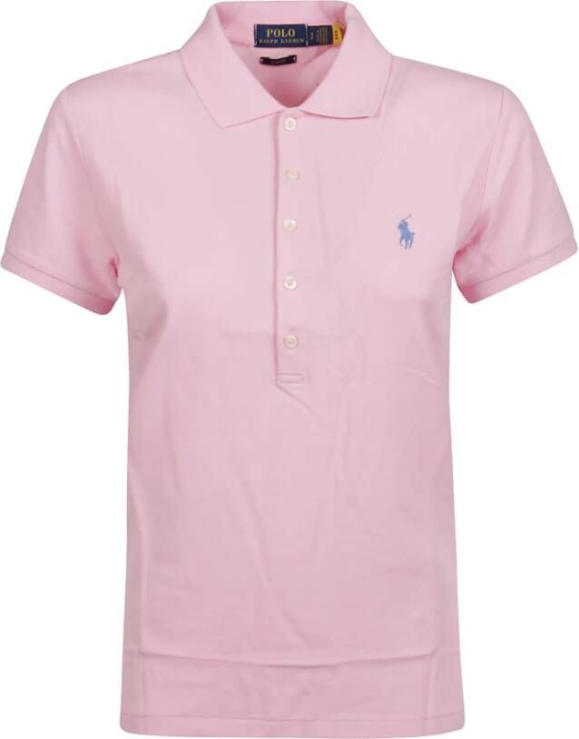Polo Ralph Lauren Julie Slim Polo Shirt Roze Dames