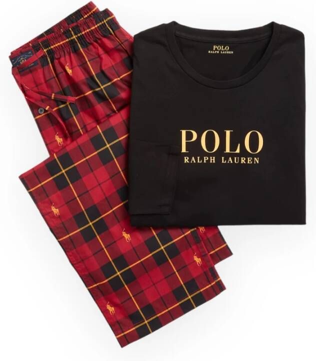 Polo Ralph Lauren Underwear Pyjama van katoen model 'WOVEN & LIQUID COTTON'