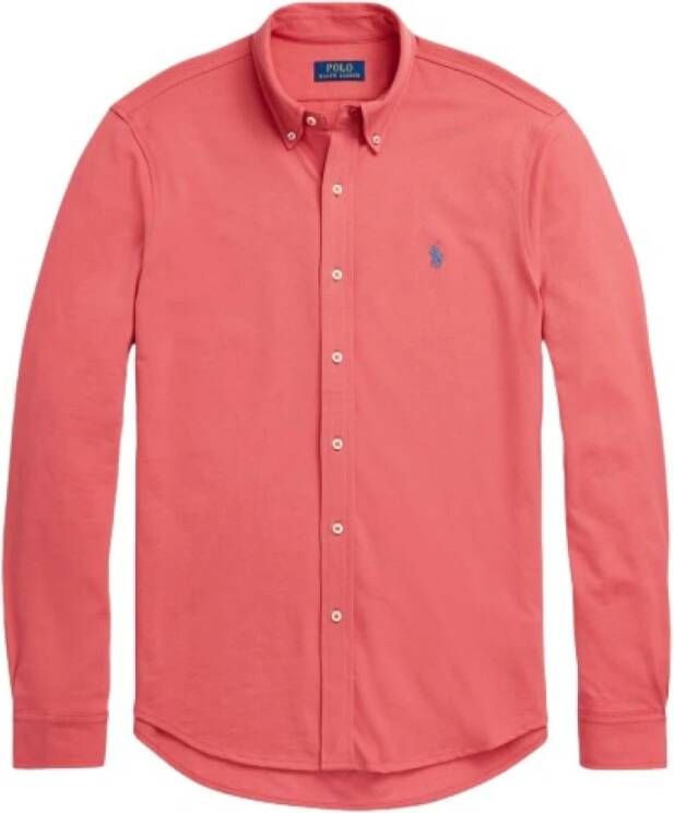 Polo Ralph Lauren Klassieke Katoenen Polo Shirt Red Heren