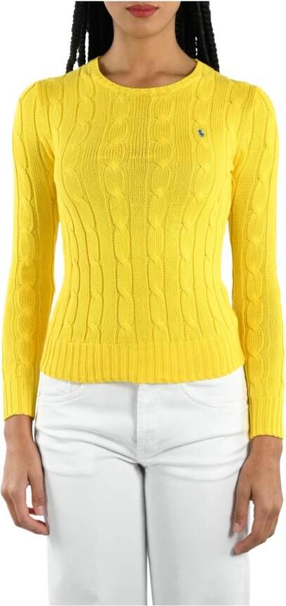 Ralph Lauren Gele Sweaters Klassieke Stijl Yellow Dames