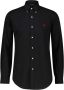 Polo Ralph Lauren Overhemd Ralph Lauren Custom Fit zwart button down - Thumbnail 2