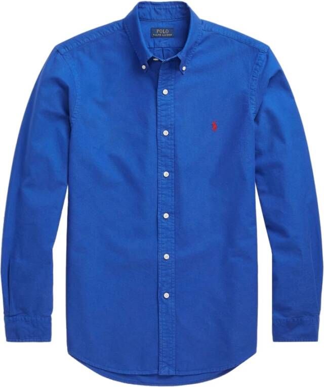 Polo Ralph Lauren LS Sportshirt Slbdppcs Blauw Heren