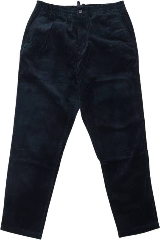 Polo Ralph Lauren Marineblauwe Corduroy Prepster Broek Blauw Heren