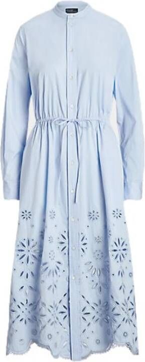 Polo Ralph Lauren Midi Dresses Blauw Dames