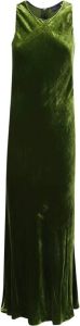 Polo Ralph Lauren Mouwloze Cocktailjurk in Olijfgroen Groen Dames