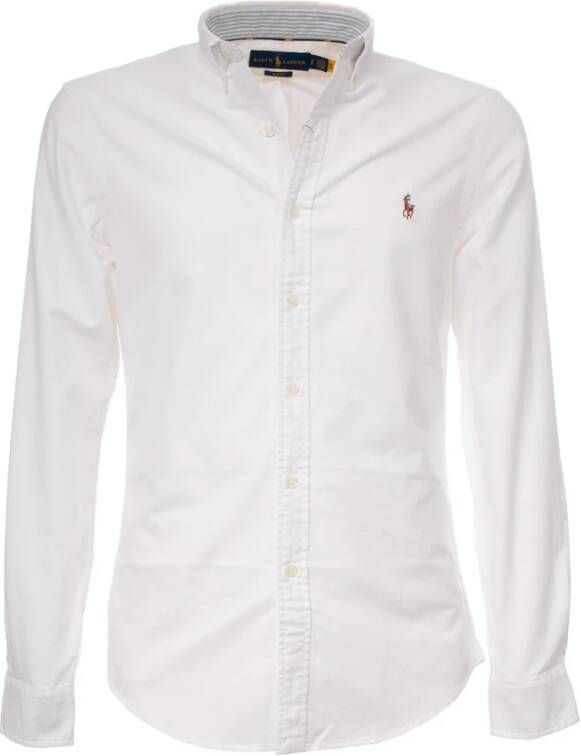 Polo Ralph Lauren Oxford -Overhemd Wit Heren