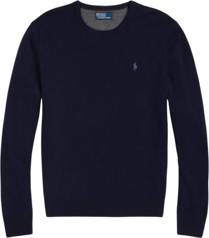 Polo Ralph Lauren Blauwe Sweaters LS CN Pp-Lange Mouwen-Pullover Blauw Heren - Foto 6