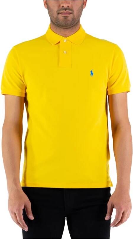 Polo Ralph Lauren Polo Shirt met Korte Mouwen Yellow Heren