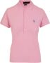 Polo Ralph Lauren Poloshirt van puur katoen met labelstitching model 'JULIE' - Thumbnail 5