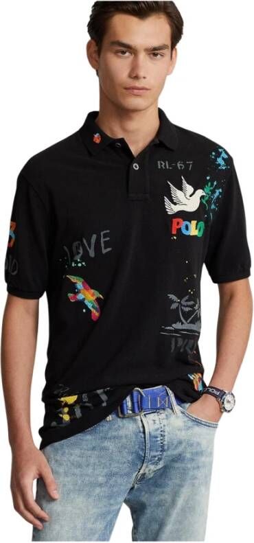 Polo Ralph Lauren Polo Shirt Zwart Heren