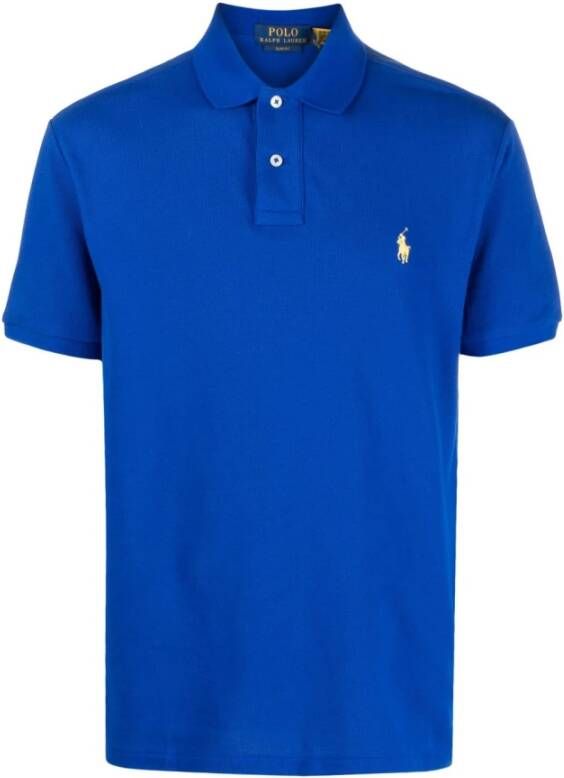 Polo Ralph Lauren Klassiek Blauw Polo Shirt voor Heren Blue Heren