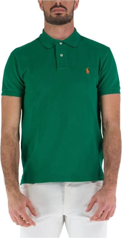 Polo Ralph Lauren Polo Shirt Korte Mouw POLO AJUSTE SLIM FIT EN COTON BASIC MESH - Foto 2