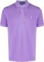 Ralph Lauren Lila Paarse Katoenen Piqué Polo Shirt Purple Heren - Thumbnail 1