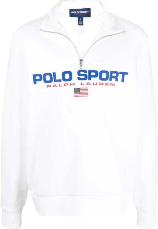 Polo Ralph Lauren Polo Sport Logo Sweatshirt Wit Heren