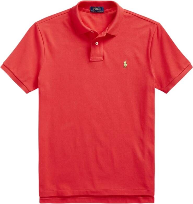Polo Ralph Lauren Slim Fit Chesh Polo Shirt Red Heren