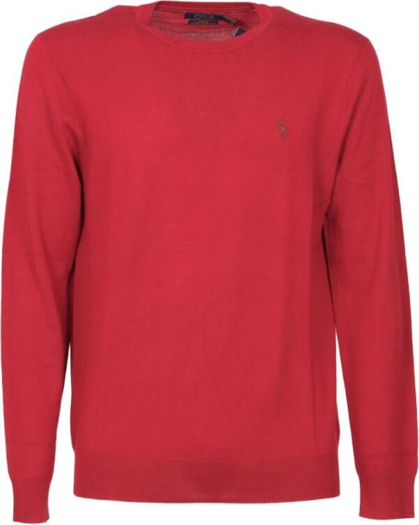 Ralph Lauren Klassieke Longsleeve Pullover Red Heren