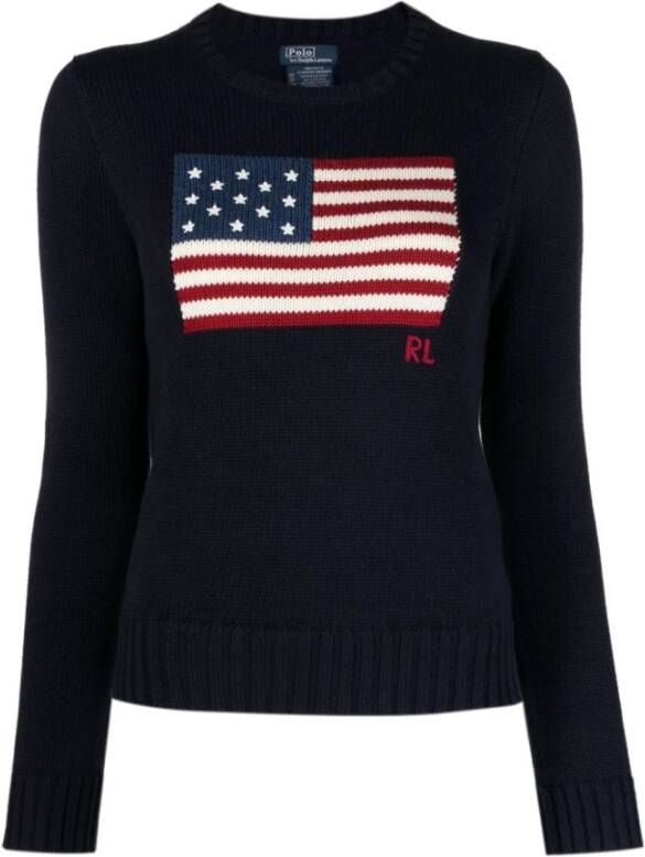 Ralph Lauren Dameskleding Sweatshirts Blauw Aw23 Blue Dames