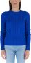 Ralph Lauren Comfortabele en stijlvolle ronde hals gebreide kleding voor vrouwen Blue Dames - Thumbnail 5
