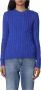 Ralph Lauren Comfortabele en stijlvolle ronde hals gebreide kleding voor vrouwen Blue Dames - Thumbnail 2