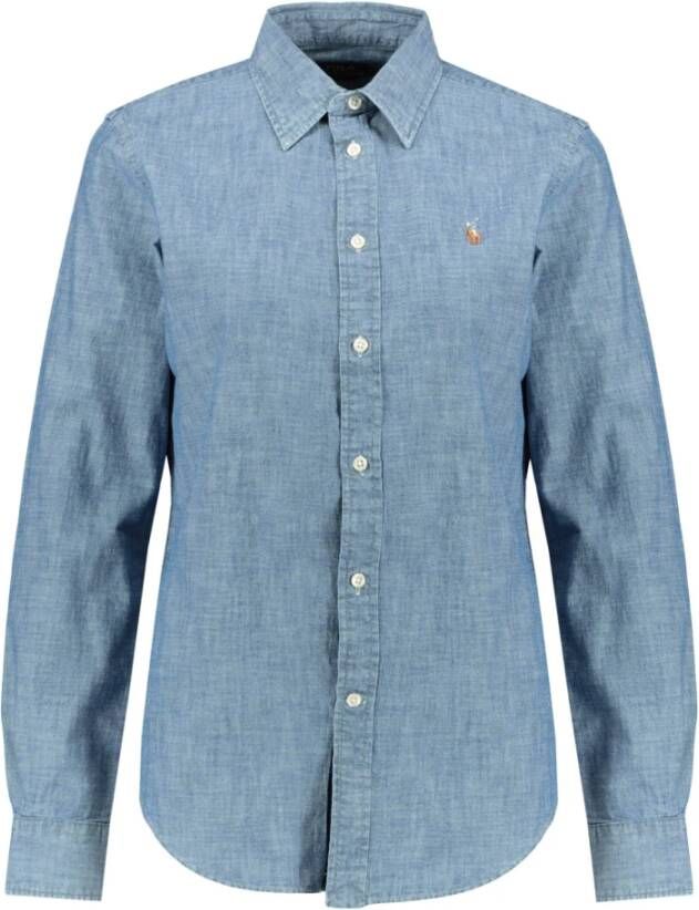 Polo Ralph Lauren Classic fit blouse in denim-look model 'CHAMBRAY'