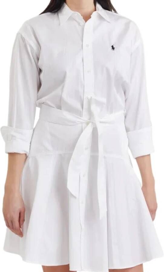 Polo Ralph Lauren Shirt Dresses Wit Dames