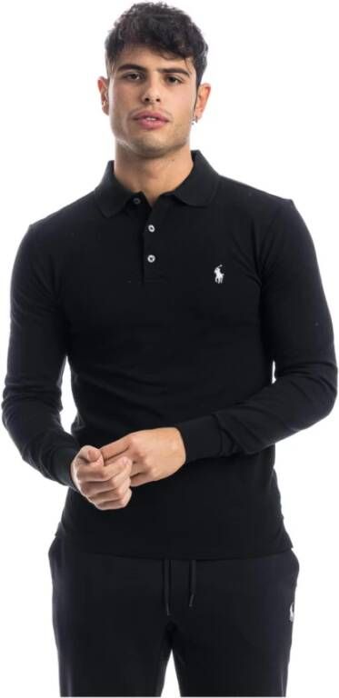 Polo Ralph Lauren Zwart Casual Polo Shirt Mannen Black Heren